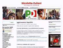 Tablet Screenshot of nicolettazuliani.net